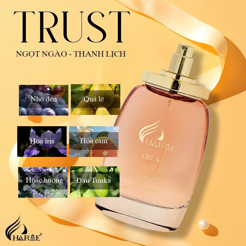Ảnh Nước Hoa Nữ CHARME TRUST 100ml BẢN MỚI 2024, Hương Hoa Cỏ Trái Cây, Tươi Mát, Lưu Hương Lâu 4
