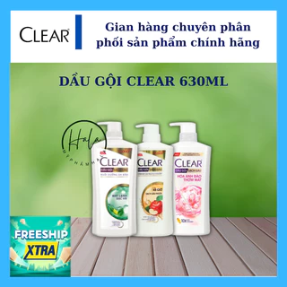 (Chính Hãng) Dầu Gội Sạch Gàu Clear đánh bay gàu & nhờn ngứa, sảng khoái cả ngày dài 630G