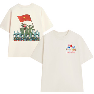 Áo Thun Unisex QCQT Độc Lập Tự Do VN, Áo Phông Nam Nữ Form Rộng Tay Lỡ Chất Thun Cotton60 Mềm Mịn