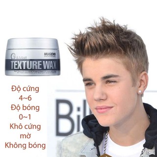 Sáp vuốt tóc nam siêu cứng khô và không bóng  độ cứng 4 ~ 6/độ bóng 0~1 Mugens texture wax 90g