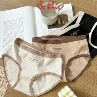 Quần lót nữ cotton trơn Basic kháng khuẩn không lộ viền Q 216 BC CHIC
