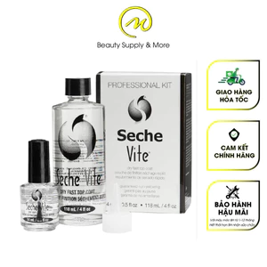 Sơn Bóng Nhanh Khô Seche (Set gồm 1 chai 118ml + 1 chai 14ml)[ Cam Kết Chuẩn Mỹ]