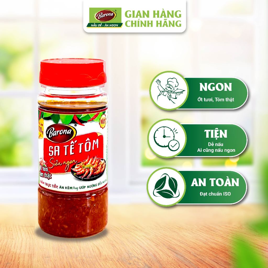 Ảnh Sa tế Tôm Siêu Ngon Barona 100g 1