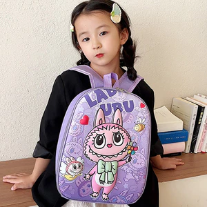Cặp xách trẻ nhỏ Labubu 3D size 12inch M.E.N dây đeo bền bĩ theo năm tháng [GIÁ CẠNH TRANH]
