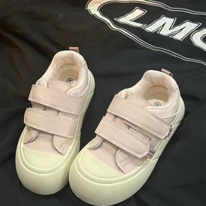 Giày Thể Thao Velcro Quai Dán Đế Độn 4,5cm Dễ Thương Phù Hợp Mọi Thời Trang
