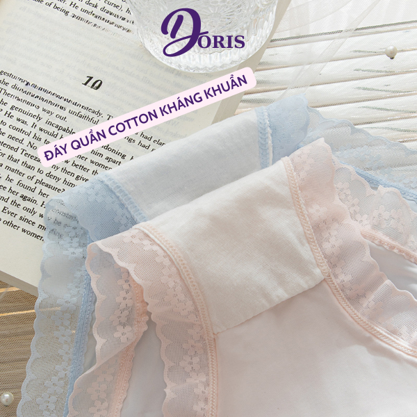 Quần Lót Nữ Thun Lạnh Phối Ren Mềm Mại Sexy Gợi Cảm DORIS - 350
