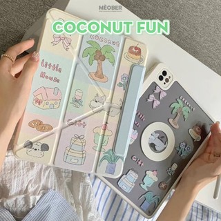 [Mẫu 2026] Bao da Cute Nam Châm Xoay x Origami dành cho iPad - Hỗ trợ tháo rời linh hoạt, bảo vệ chống sốc by MèoBer