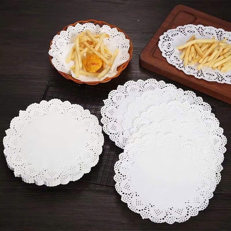 GIẤY NẾN ĐỤC LỖ CHO THỰC PHẨM GIÒN RỤM - Set Giấy Nến Dễ Dàng Sử Dụng Nồi Chiên Không Dầu,Giấy Hỗ Trợ Lót Xửng Hấp