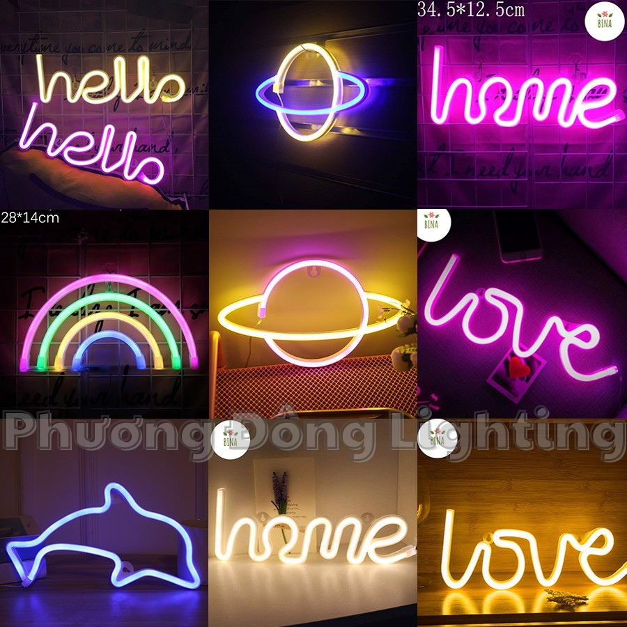 Đèn LED Neon Trang Trí Uốn Chữ, Siêu Sáng cuộn 5m CHƯA BAO GỒM NGUỒN