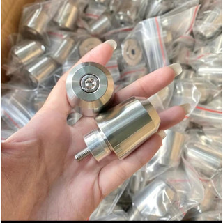 Gù tạ inox 304 ( cặp)tặng kèm nhôm đống giúp đồng tay lái ( trừ vario vision  ab đời mới không lắp được )