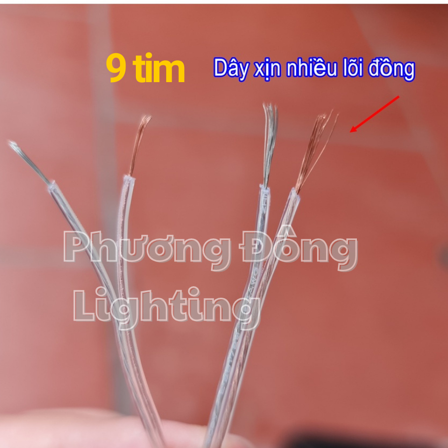 DÂY ĐIỆN TRONG SUỐT DÀNH CHO DÂY LED NEON