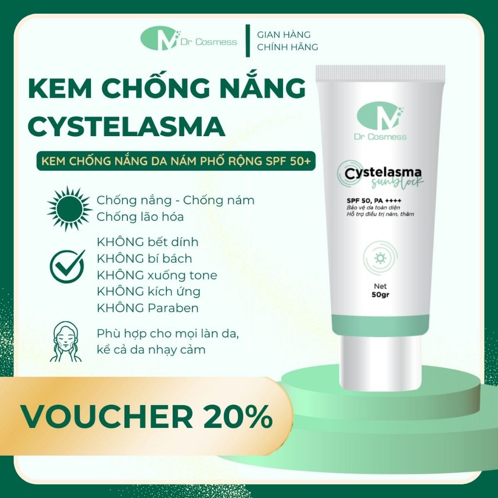 Chất lượng Kem Chống Nắng Dr Cosmess