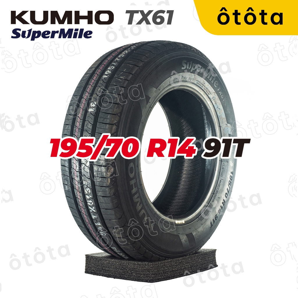Lốp ô tô Kumho Super Mile TX61 – 195/70 R14 91T – Chính Hãng BH 5 năm ...