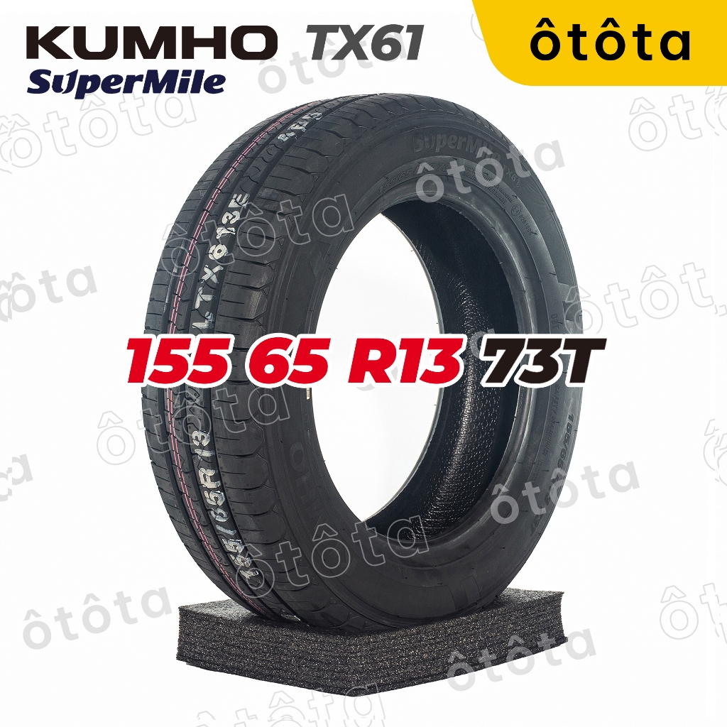 Lốp ô tô Kumho 155/65 R13 73T Super Mile TX61 – Chính Hãng BH 5 năm ...