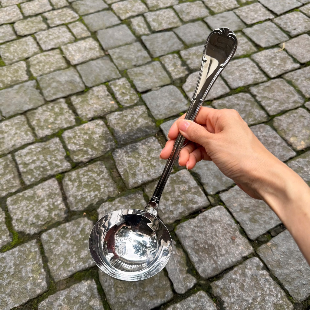 Muôi Canh CHOCKMEN Inox 18/10 Cực Xịn Muỗng Múc Canh Thìa To Muôi Canh Vá Nhà Bếp Nguyên Khối
