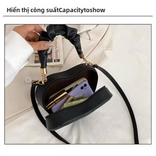 Túi Xách Vai Đeo Chéo Cầm Tay Hình Trái Tim Thời Trang Cho Nữ Đi Tiệc Thường Ngày