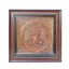 Tranh Đồng Chùa Một Cột - Đồng Đỏ , Giả Cổ ( 42x42cm ) - Cửu Diệu Thiên - GC001