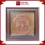 Tranh Đồng Chùa Một Cột - Đồng Đỏ , Giả Cổ ( 42x42cm ) - Cửu Diệu Thiên - GC001