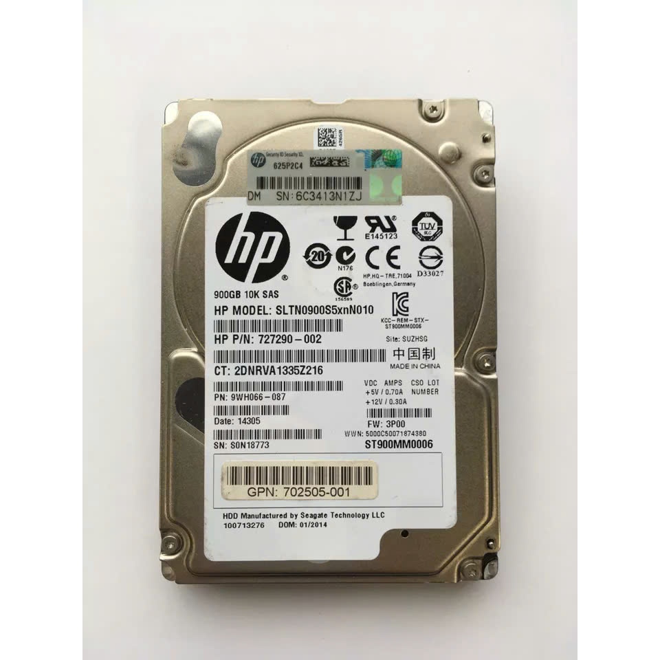 Ổ Cứng Máy Chủ HP 900GB 6G SAS 10K rpm SFF 2.5 inch | Shopee Việt Nam