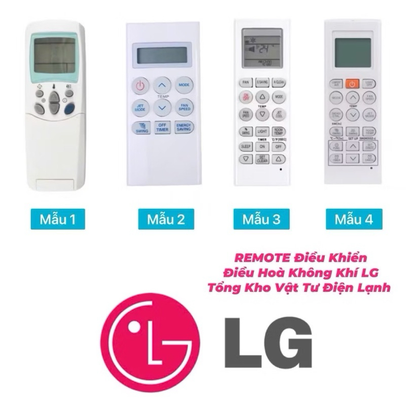 ĐIỀU KHIỂN/ REMOTE ĐIỀU HOÀ MÁY LẠNH LG | Shopee Việt Nam