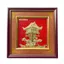 Tranh Đồng Chùa Một Cột - Đồng Đỏ , Giả Cổ ( 26x26cm ) - Cửu Diệu Thiên - MC002