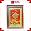 Tranh Đồng Chùa Một Cột - Đồng Đỏ , Giả Cổ ( 40x55cm ) - Cửu Diệu Thiên - MC005