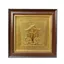 Tranh Đồng Chùa Một Cột , Mạ Vàng 24K ( 30x30cm ) - Cửu Diệu Thiên - MC008