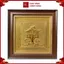 Tranh Đồng Chùa Một Cột , Mạ Vàng 24K ( 30x30cm ) - Cửu Diệu Thiên - MC008