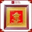 Tranh Đồng Chùa Một Cột , Mạ Vàng 24K ( 30x30cm ) - Cửu Diệu Thiên - MC009