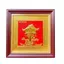 Tranh Đồng Chùa Một Cột , Mạ Vàng 24K ( 30x30cm ) - Cửu Diệu Thiên - MC009