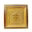 Tranh Đồng Chùa Một Cột , Mạ Vàng 24K ( 30x30cm ) - Cửu Diệu Thiên - MC0011