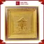 Tranh Đồng Chùa Một Cột , Mạ Vàng 24K ( 30x30cm ) - Cửu Diệu Thiên - MC0011