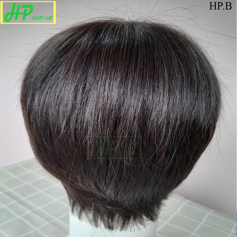 Ảnh Tóc giả nam nguyên đầu HP SMART HAIR mã HP.B, làm từ tóc thật 2