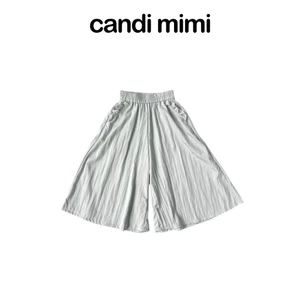 CANDIMIMI Quần giả váy ống rộng cao cấp - Phong cách Hàn Quốc
