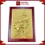 Tranh Đồng Hoa Sen Mạ Vàng 24k ( 32x23cm ) - Cửu Diệu Thiên - ĐH005