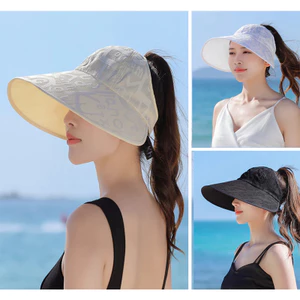"Mũ Chống Nắng Vành Rộng Thời Trang Nữ - Vải Cotton Thoáng Khí, Chống Tia UV Mùa Hè 2026"