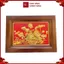 Tranh Đồng Hoa Sen , Mạ Vàng 24k ( 28x38cm ) - Cửu Diệu Thiên - SH026