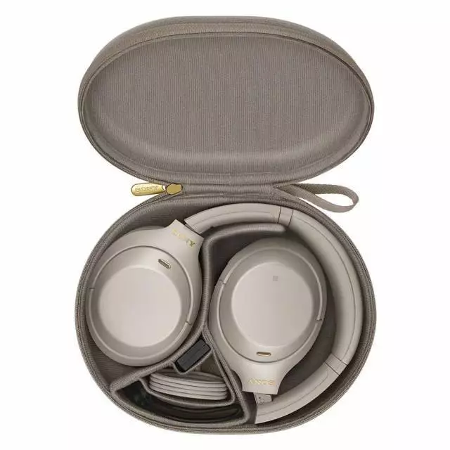 Hộp Đựng Tai Nghe Sony WH 1000XM4 1000XM3 vỏ cứng Màu Xám cao cấp