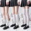 Tất nữ sinh tất bắp chân nhiều kích thước Chất liệu cotton dệt kim mỏng thoáng khí mềm mại