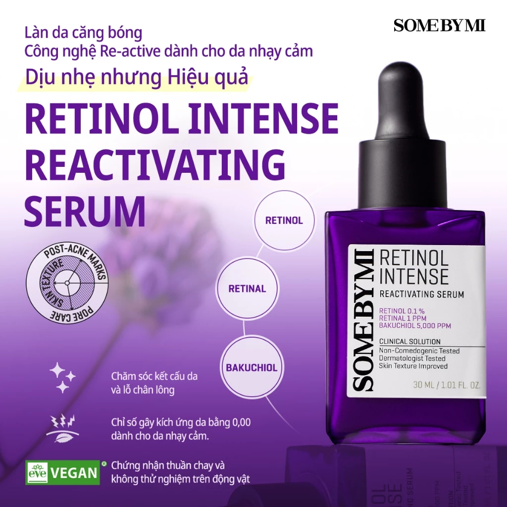 Ảnh Some By Mi Kem dưỡng ẩm Beta Panthenol Repair cream 50ml + Tinh chất Retinol Intense Reactivating Serum 30ml 2