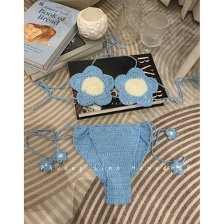 Set bikini len hoa ngực dành cho nữ