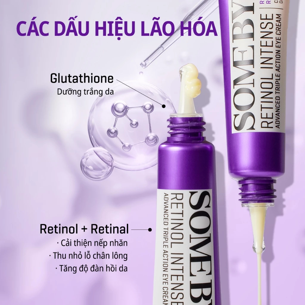 Ảnh Some By Mi Tinh chất Retinol Reactivating Serum 30ml + Kem mắt Retinol Intense Advanced Triple Action Eye 30ml 1