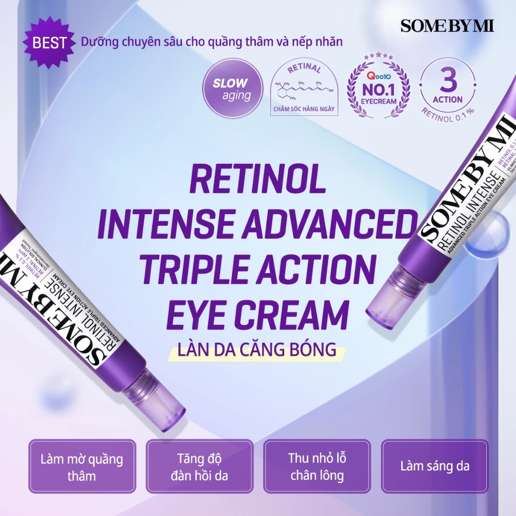 Ảnh Some By Mi Tinh chất Retinol Reactivating Serum 30ml + Kem mắt Retinol Intense Advanced Triple Action Eye 30ml 3