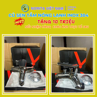 Bộ củ sen tắm nóng lạnh Norita N1 chất liệu inox 304 cao cấp