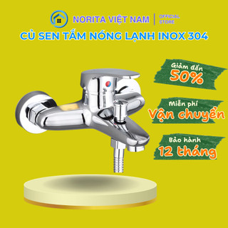 Bộ củ sen tắm nóng lạnh Norita N1 chất liệu inox 304 cao cấp