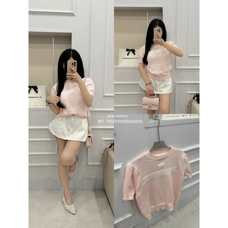 THUYDUONGZOO - ÁO LEN PINK TAY BỒNG ( CÓ SẴN )