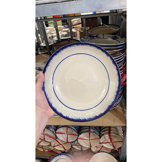 Dĩa Gốm Cao Cấp Vẽ Gà Trống Nhiều Loại Từ 20cm Đến 38cm Hình Vuông/Chữ Nhật/Ovan/Tròn - Gốm Xưa Lái Thiêu - Nam Bộ