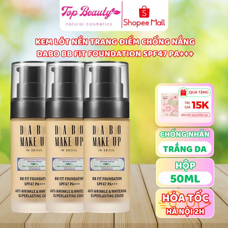 Kem lót nền trang điểm che khuyết điểm trắng da kiềm dầu - DABO Make Up ...