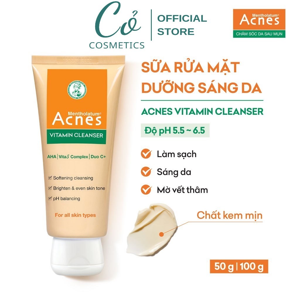 Kem/Gel Rửa Mặt Chuyên Biệt Cho Nữ Giới Phù Hợp Với Nhiều Loại Da Khác Nhau Acnes Wash 25G/50G/100G | BigBuy360 - bigbuy360.vn