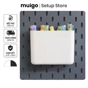 Cốc đựng lớn cho bảng Pegboard Lỗ Dọc | Phụ Kiện Pegboard Đa Năng